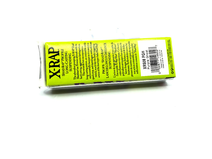Rapala X-Rap Xtreme Shad Slashbait XRS-8 PGH Purple Ghost Color New in Box Old Stock