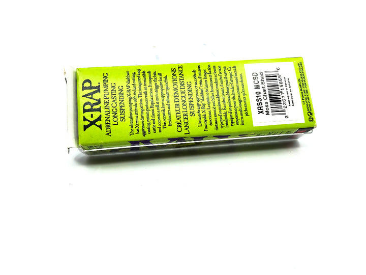 Rapala X-Rap Slashbait XRSS-10 MCSD Moss Chartreuse Shad Color New in Box Old Stock