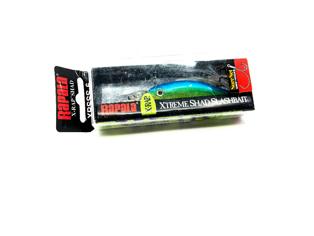 Rapala X-Rap Xtreme Shad Slashbait XRSSS-6 PRT Parrot Color New in Box Old Stock