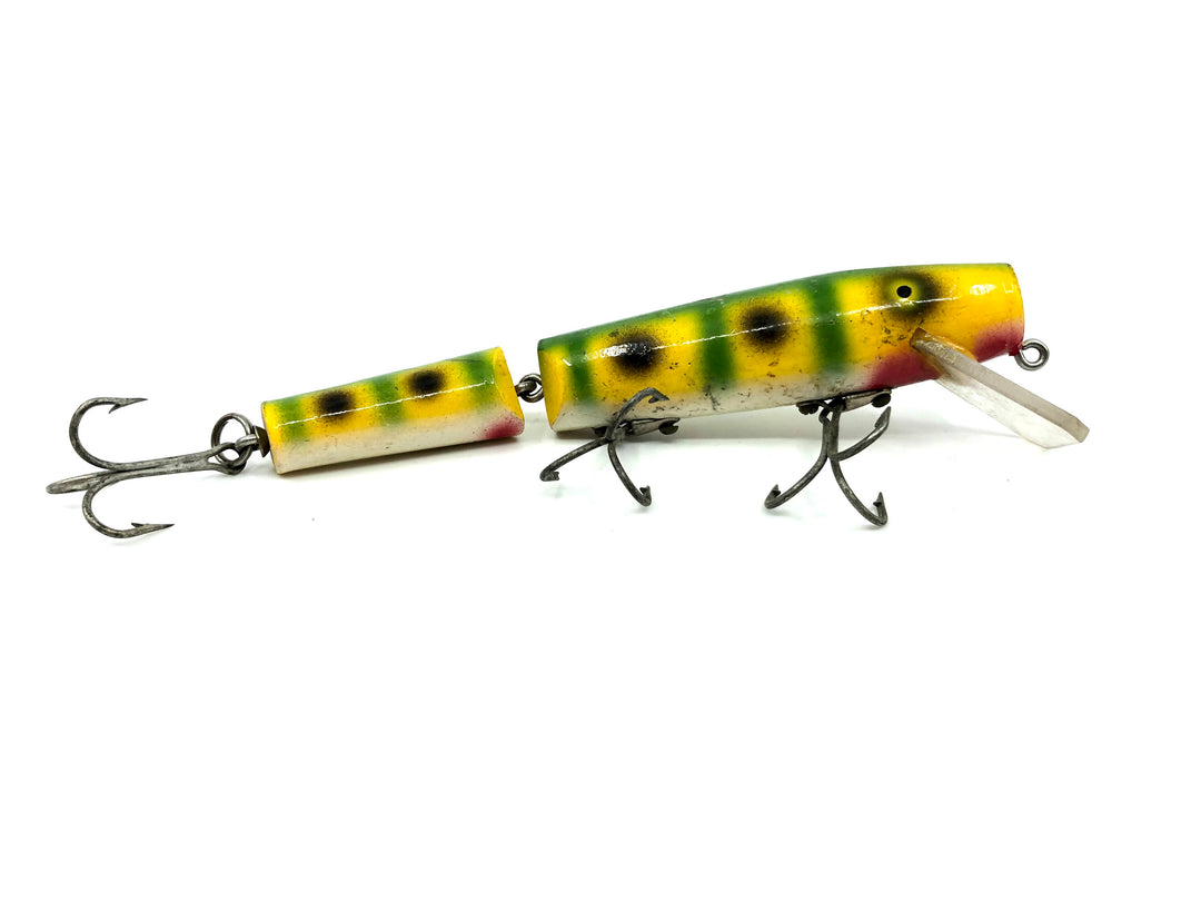 Wiley Jointed 6 1/2" Musky Killer in Yellow Green Perch Color