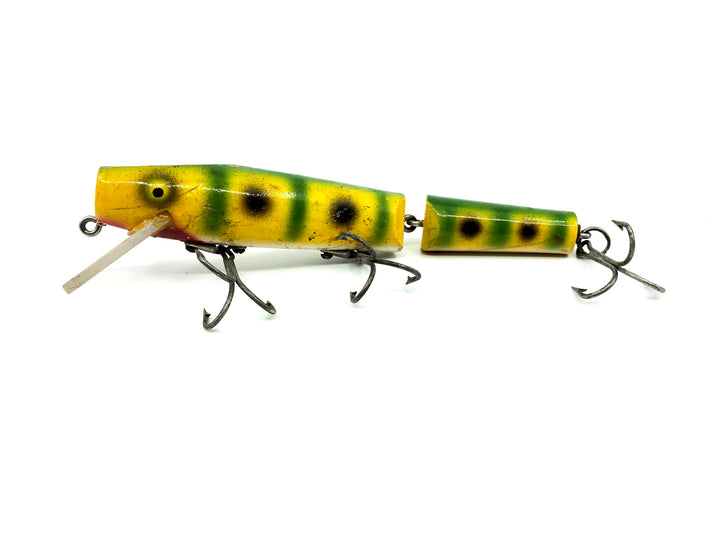 Wiley Jointed 6 1/2" Musky Killer in Yellow Green Perch Color