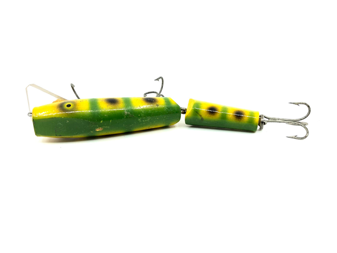 Wiley Jointed 6 1/2" Musky Killer in Yellow Green Perch Color