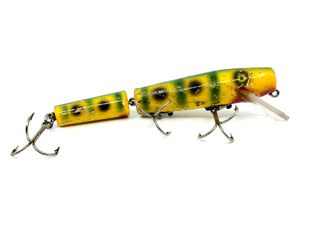 Wiley Jointed 6" Musky Killer in Yellow Green Perch Color