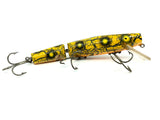 Wiley Jointed 6 1/2" Musky Killer in Yellow Crackle Frog Color