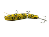 Wiley Jointed 6 1/2" Musky Killer in Yellow Crackle Frog Color