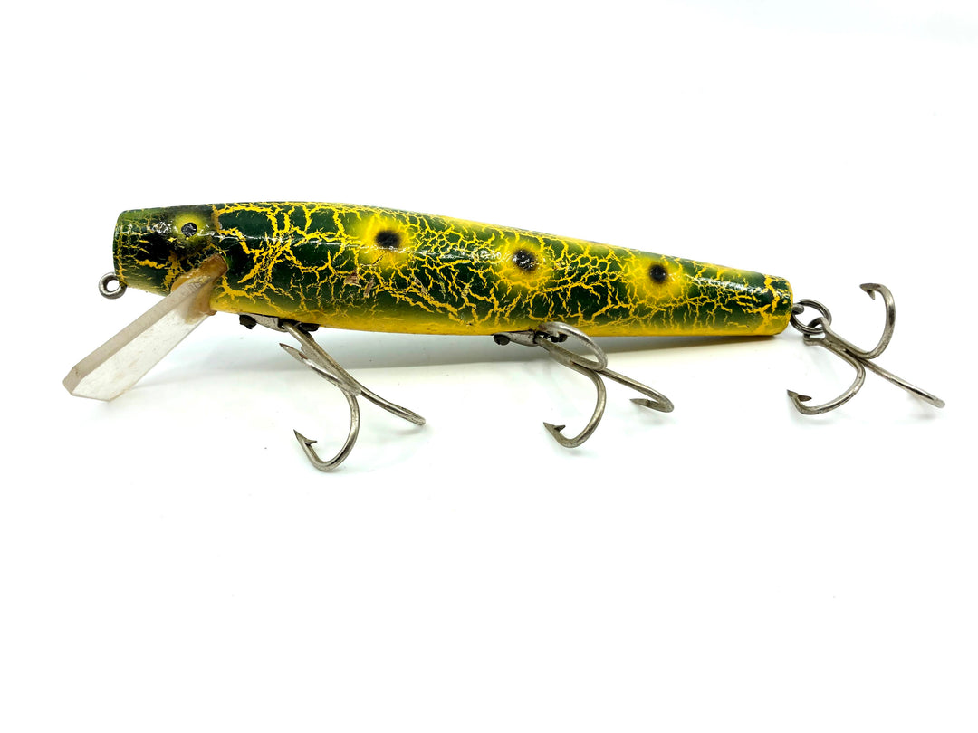 Wiley 6" Musky Killer in Green Crackle Frog Color