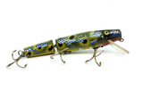 Wiley Jointed 6" Musky Killer in Dark Frog Color Warrior-Peeling Paint