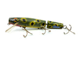 Wiley Jointed 6" Musky Killer in Dark Frog Color Warrior-Peeling Paint
