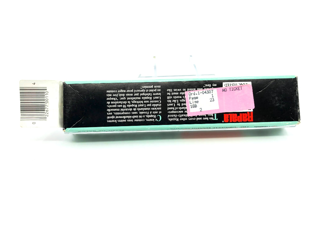 Rapala Original Floater F-18 B Blue Color New in Box Old Stock