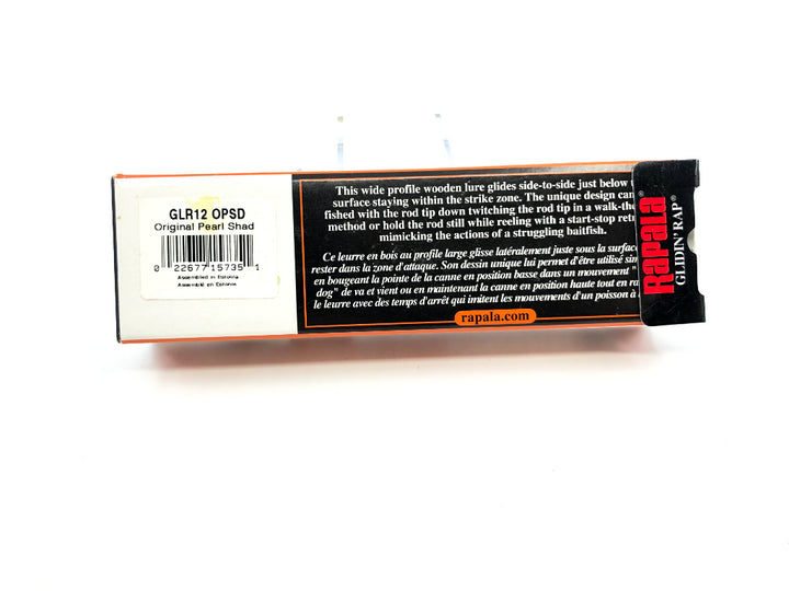 Rapala Glidin Rap GLR-12 Perch Color with Box