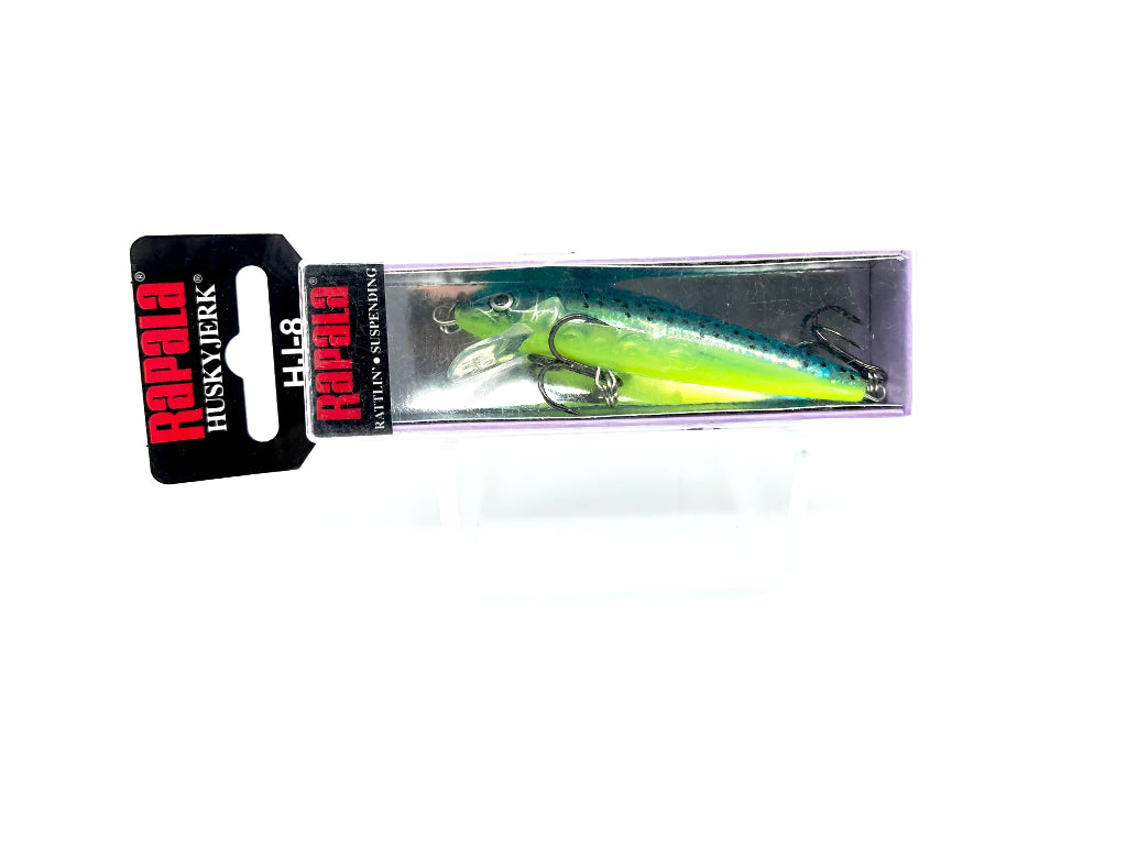 Rapala Husky Jerk HJ-8 GBM Glass Blue Minnow Color New in Box