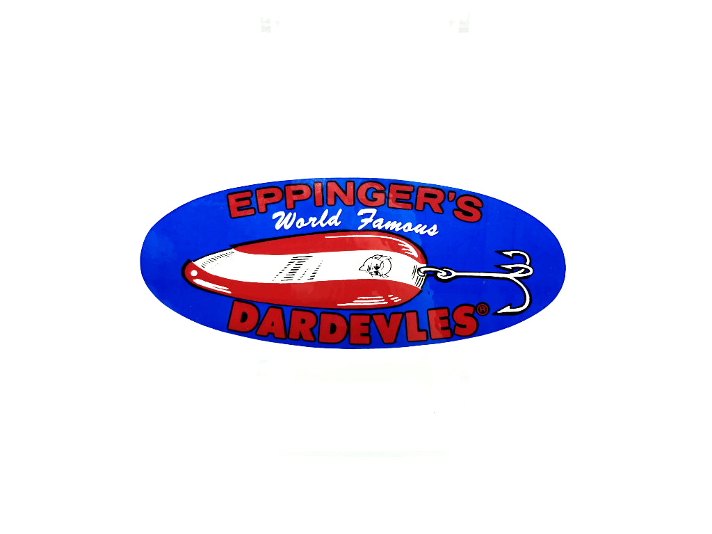 Eppinger's World Famous Dardevles Sticker
