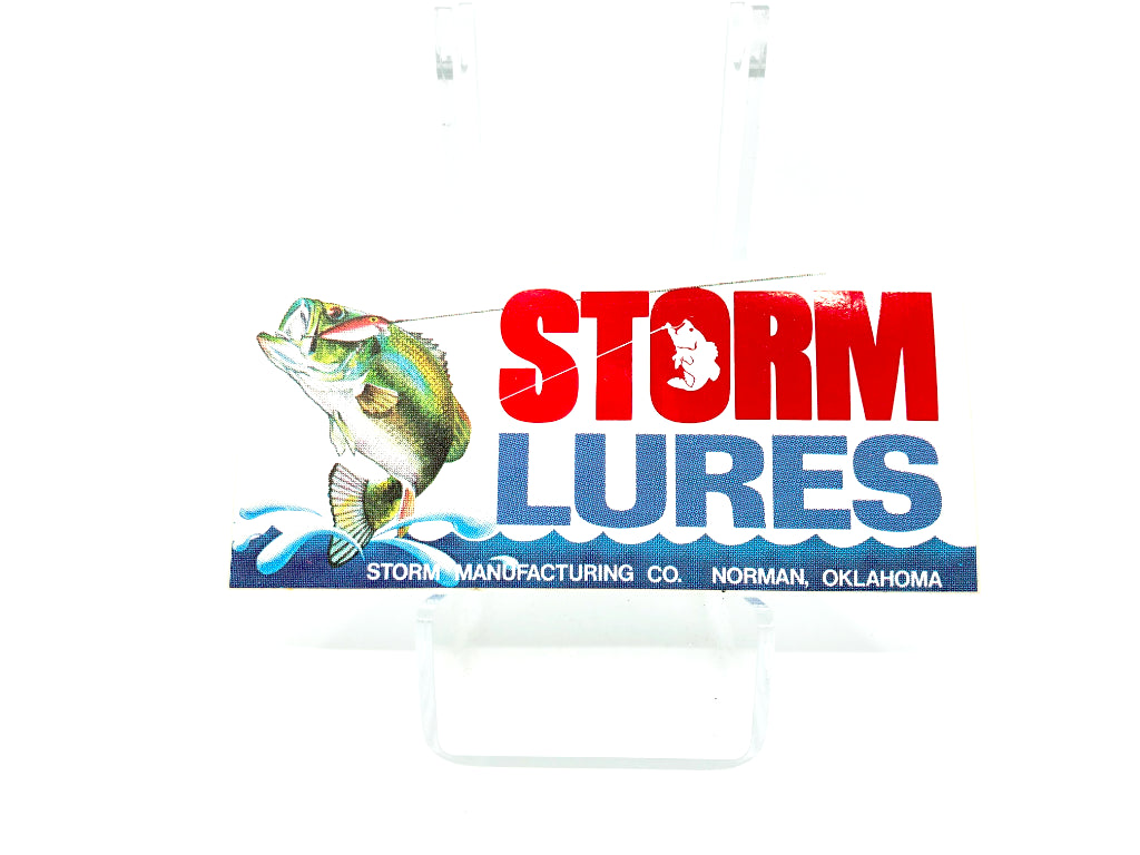 Storm Lures Sticker Smaller Size