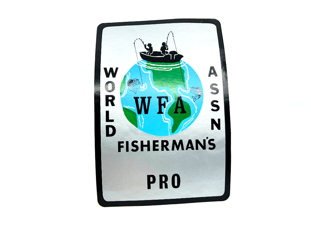 WFA World Fisherman's Association Sticker Large Size
