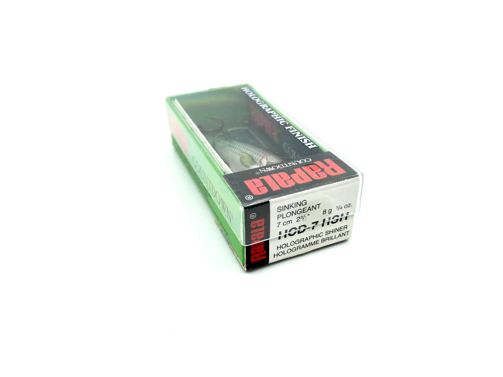 Rapala Count Down Minnow HCD-7 HSH Holographic Shiner Color