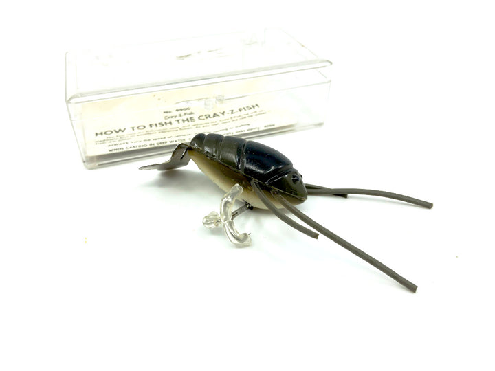 Creek Chub 9900 Cray-Z-Fish (Crazy Fish) in Natural Crab Color with Box