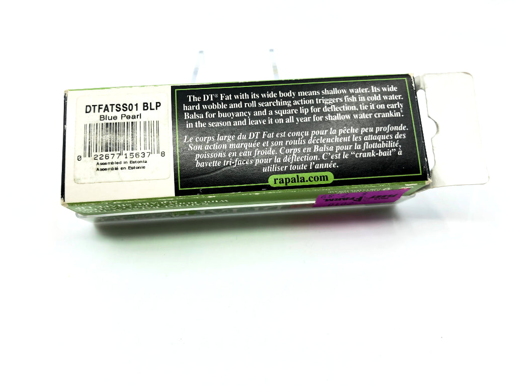 Rapala Dives-To FAT DT-DATSS01 BLP Blue Pearl Color New in Box Old Stock