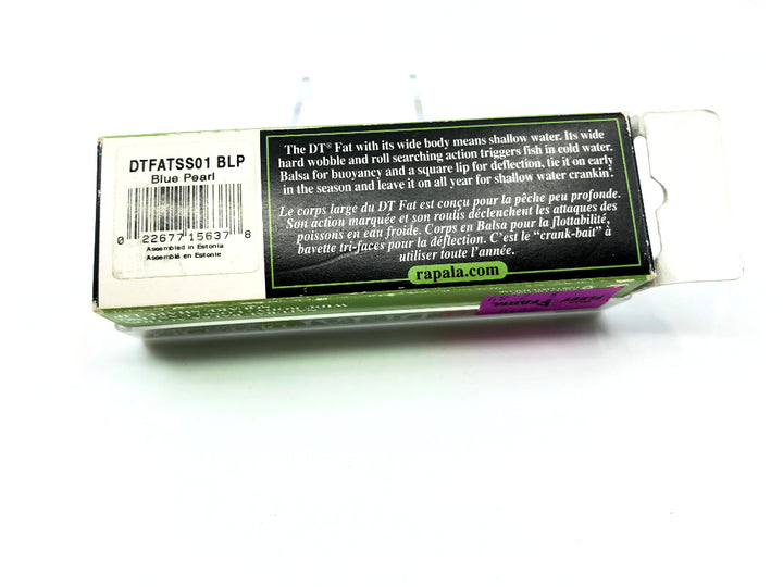 Rapala Dives-To FAT DT-DATSS01 BLP Blue Pearl Color New in Box Old Stock