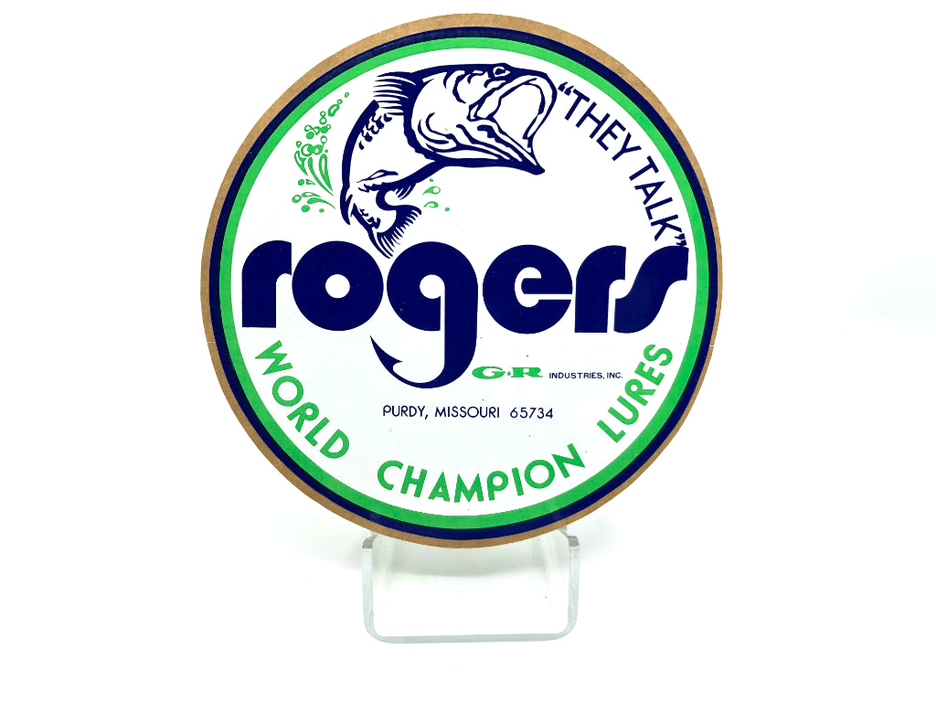 Rogers World Champion Lures Sticker