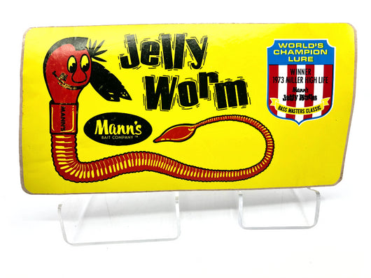 Mann's Jelly Worm 1973 Bass Masters Classic Sticker