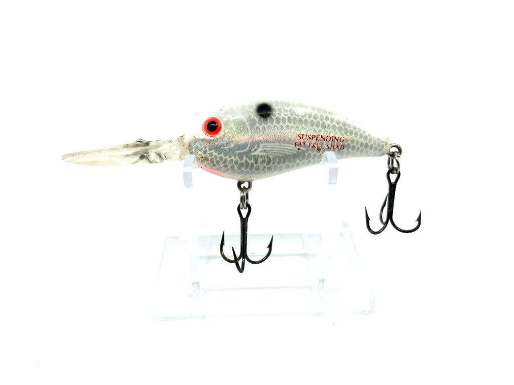 Excalibur Bill Dance Suspending Fat Free Shad White Scale Color