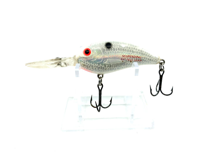 Excalibur Bill Dance Suspending Fat Free Shad White Scale Color