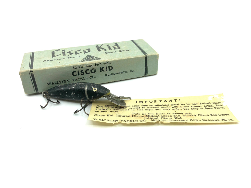 Wallsten Tackle Midget Cisco Kid Black Chub Color with Box