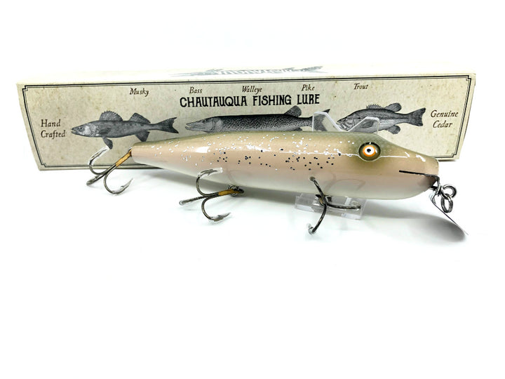 Chautauqua Magnum Musky Pikie in Silver Flash 2020 Color