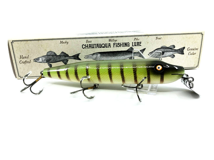 Chautauqua Magnum Musky Pikie in Yellow Perch 2020 Color