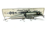 Jointed Chautauqua 8" Minnow Musky Lure Custom Gunmetal Grey Flash 2020 Color
