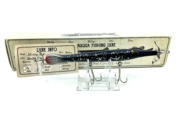 Chautauqua Custom Skinny Gar in Black Flash Color