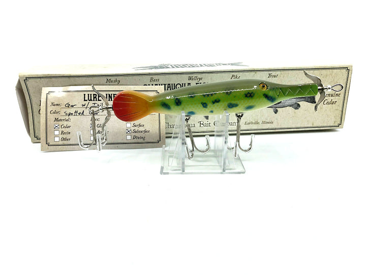 Chautauqua Custom Gar with Tail in Spotted Gar Color
