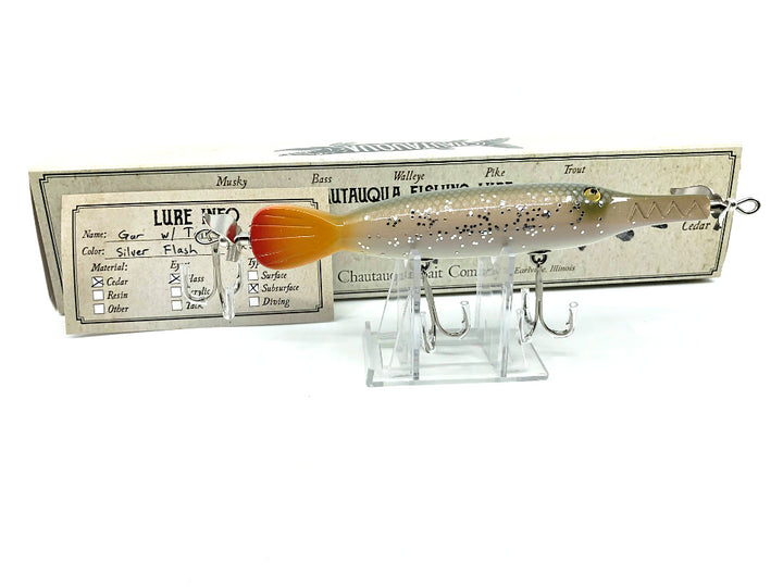 Chautauqua Custom Gar with Tail in Silver Flash Color