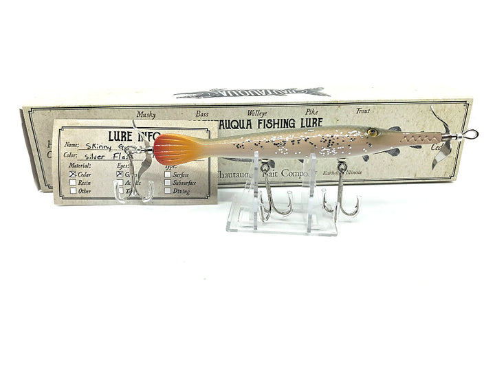 Chautauqua Custom Skinny Gar in Silver Flash Color