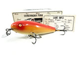 Chautauqua Wooden Magnum Wiggler Goldfish Color Custom Lure