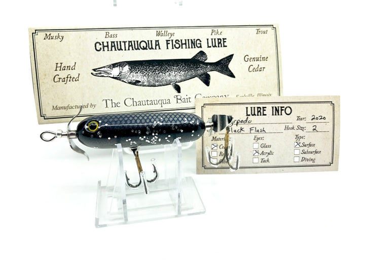 Chautauqua Custom Torpedo in Black Flash Color