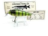 Chautauqua Wiggler Yellow Perch 2020 Color Creek Chub Lip Custom Lure