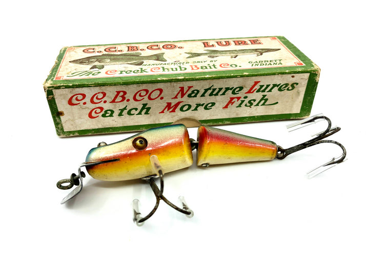 Creek Chub 2700 Baby Jointed Pikie Minnow Rainbow 2708 Color with Box