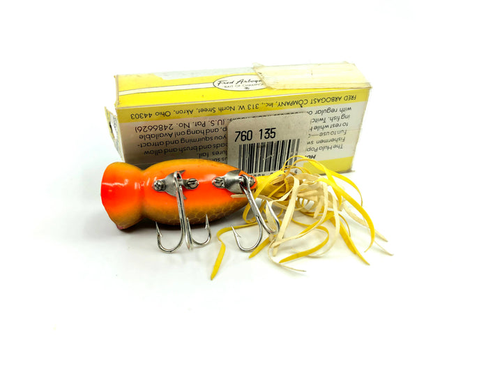 Arbogast Hula Popper Brown Parrott 760-135 Color with Box