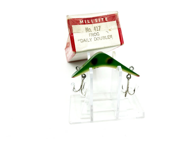 Millsite Spin Size Daily Double Frog Color 417 with Box