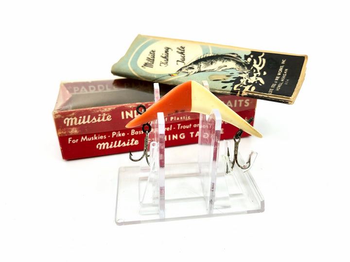 Millsite Spin Size Daily Double Red and White Color 401 with Box & Catalog