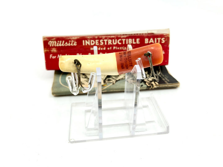 Millsite Spin Size Daily Double Red and White Color 401 with Box & Catalog