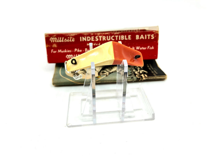 Millsite Spin Size Daily Double Red and White Color 401 with Box & Catalog