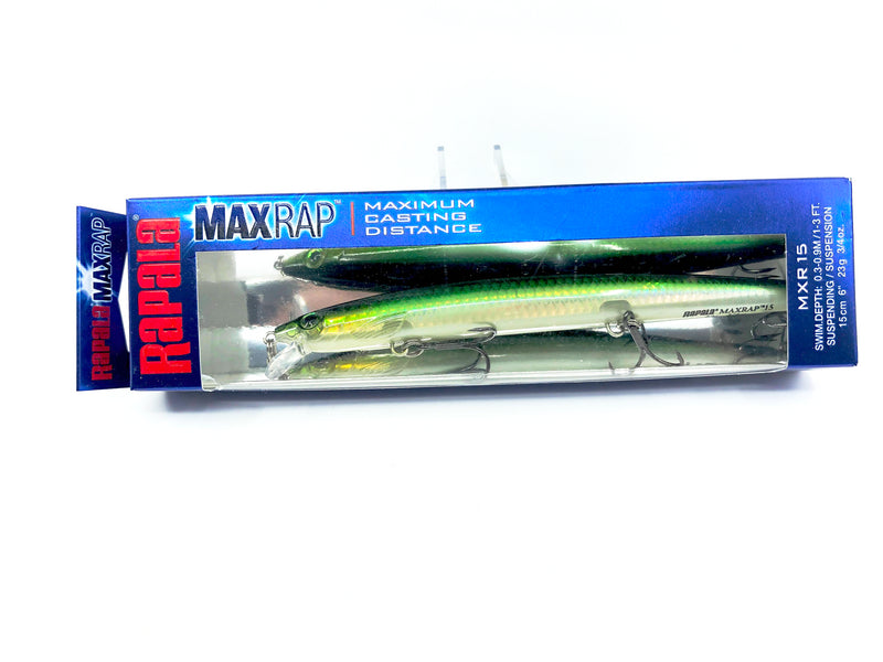 Rapala MaxRap MXR-15 FG Flake Green New with Box Old Stock – My Bait Shop,  LLC