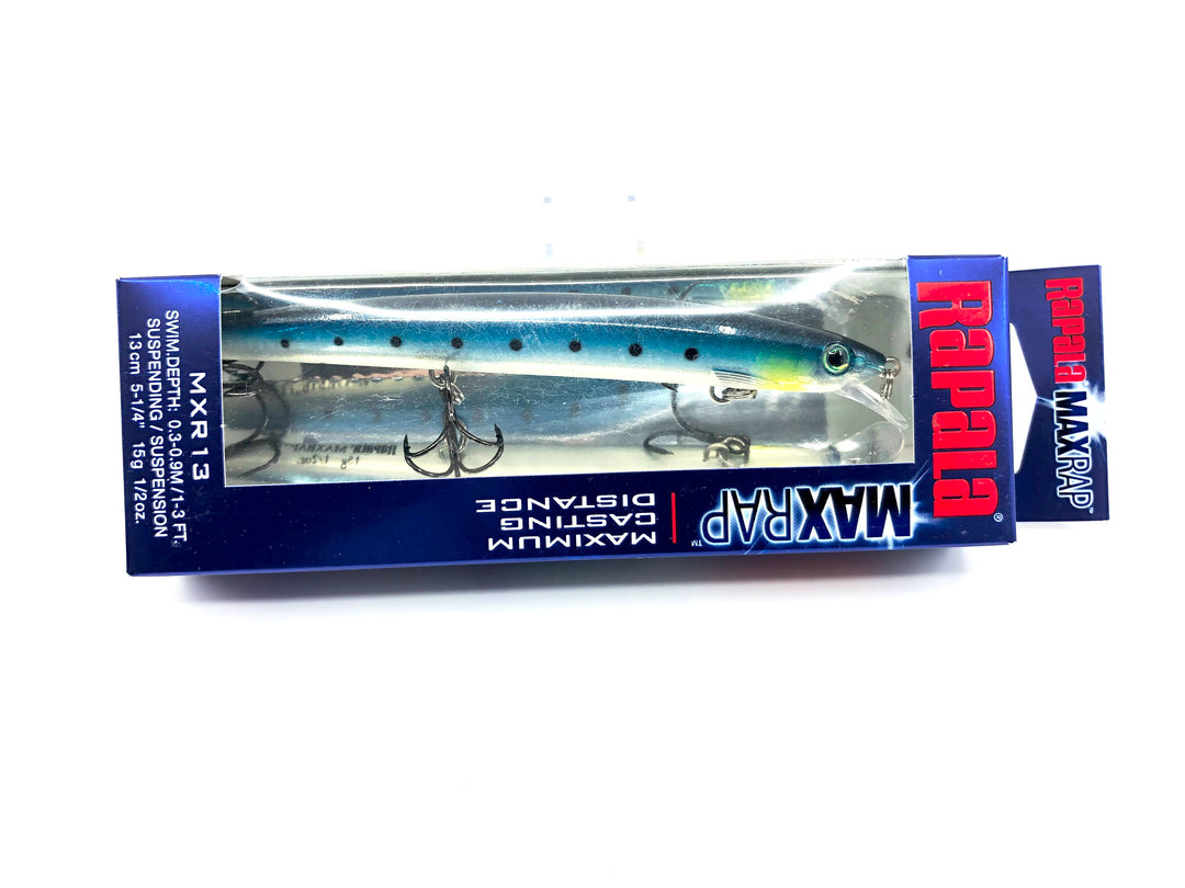 Rapala MaxRap MXR-13 FBSRD Flake Blue Sardine New with Box Old Stock
