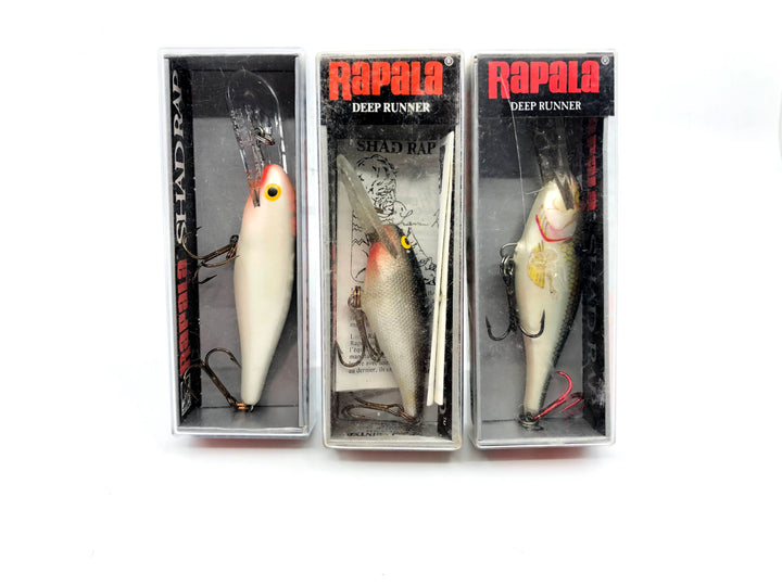 Rapala Shad Raps Lot of 3