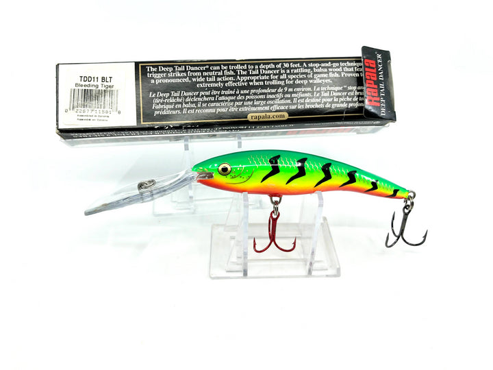 Rapala Deep Tail Dancer TDD-11 BLT Bleeding Tiger Color with Box