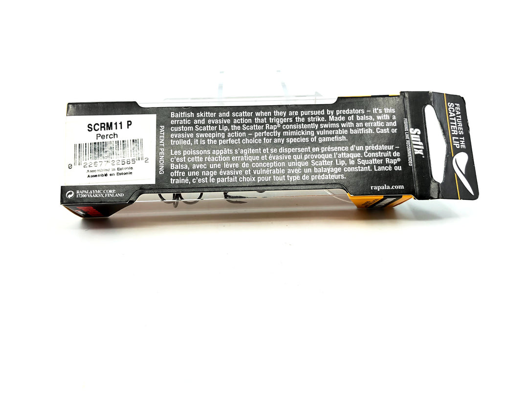 Rapala Scatter Rap Minnow SCRM-11 P Perch Color Lure New in Box