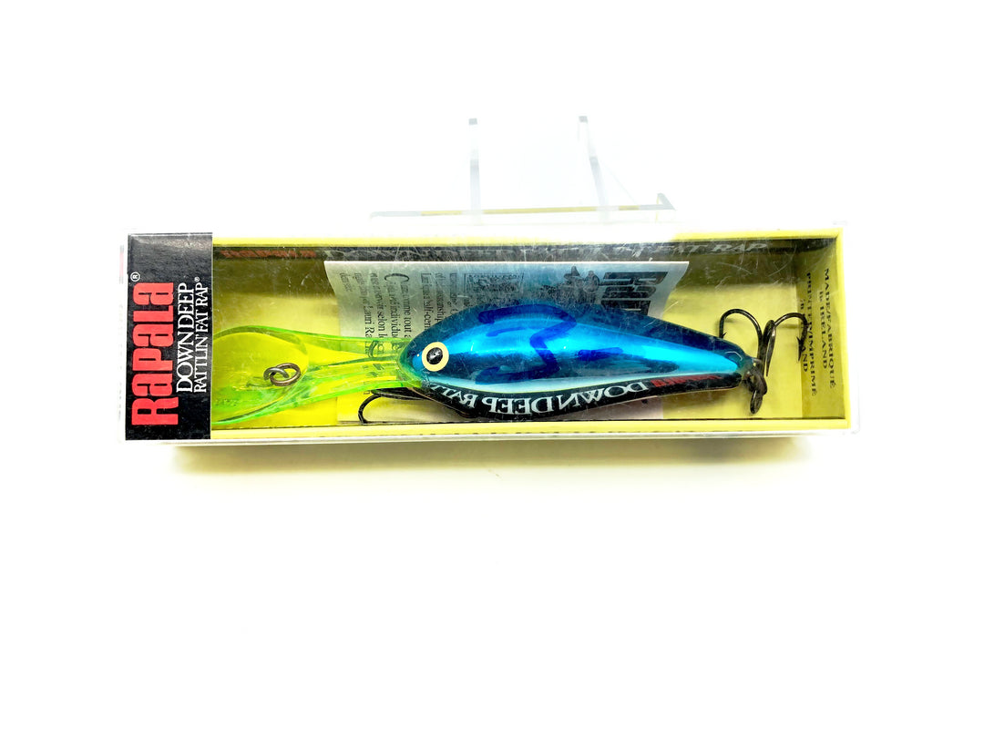 Rapala Down Deep Rattlin' Fat Rap DRFR-7 CHB Chrome Blue Color Lure New in Box