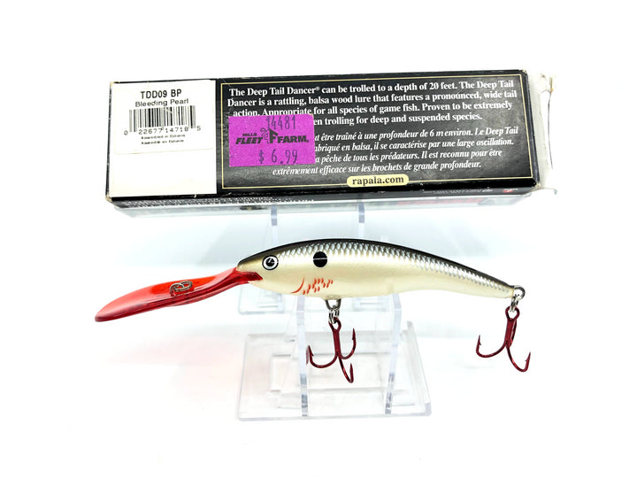 Rapala Deep Tail Dancer TDD-9 BP Bleeding Pearl Color with Box